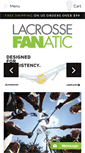 Mobile Screenshot of lacrossefanatic.com